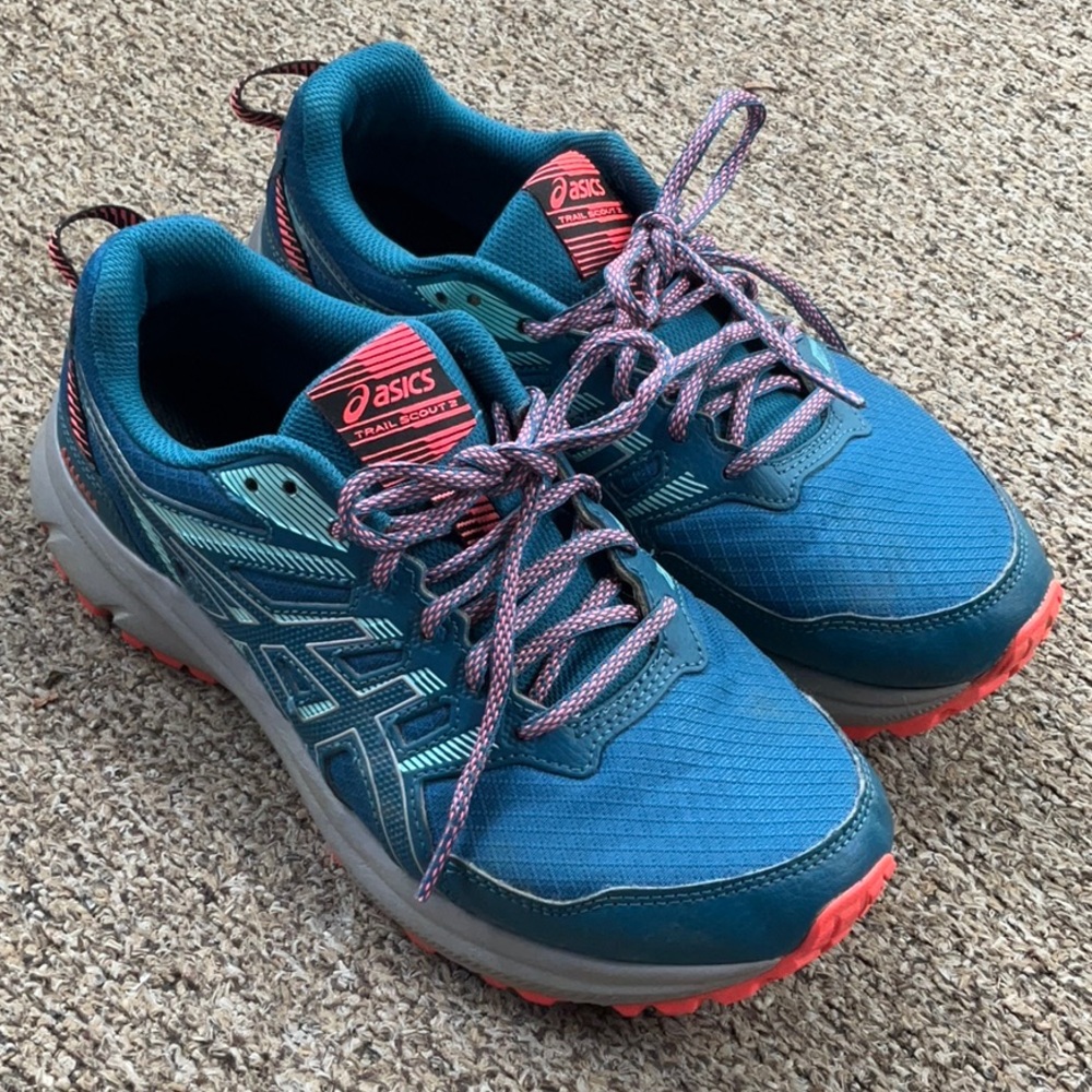 ASICS blue athletic shoes - Picture 12 of 15